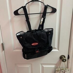 Radio Flyer Black Vintage Cooling Backpack